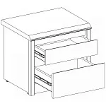 Тумба прикроватная Бьёрк 2S - Выставка м. Марьина роща | изображение 1