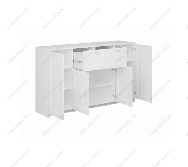 БРИМНЭС / СИРИУС тумба ИКЕА / IKEA 4 двери и 2 ящика 156х95 белая | изображение 2