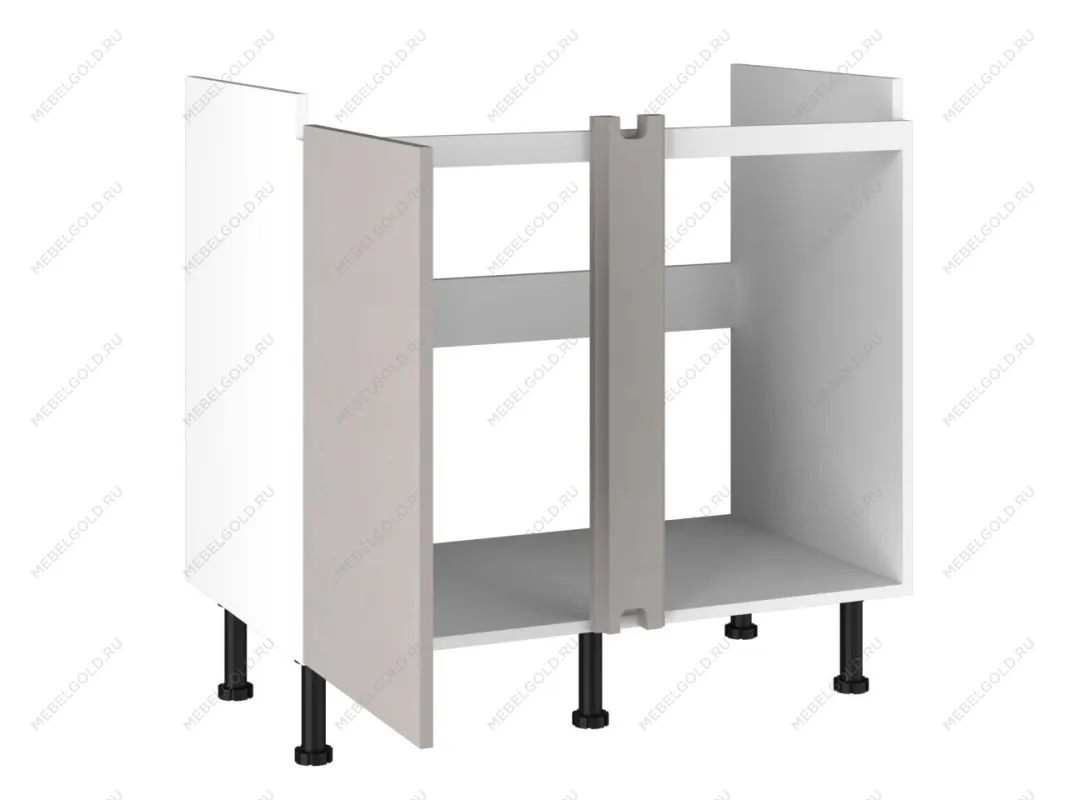 Стол под мойку угловой СМУ-100, Виста (900*534*870) Экокожа Бежевый, 26503 | изображение 1