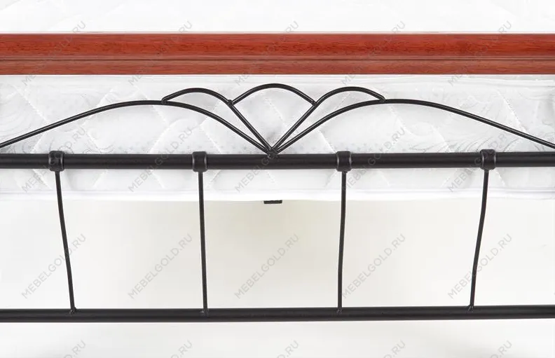 Кровать Halmar VERONICA 90 (черешня античная/черный) | изображение 6