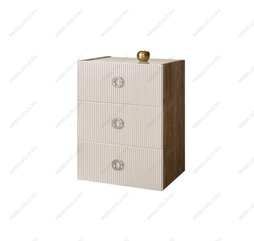 Комод Bogemia Woodline Fly Fi (Слоновая кость) (Lakobel/Хром) БМКМ-1
