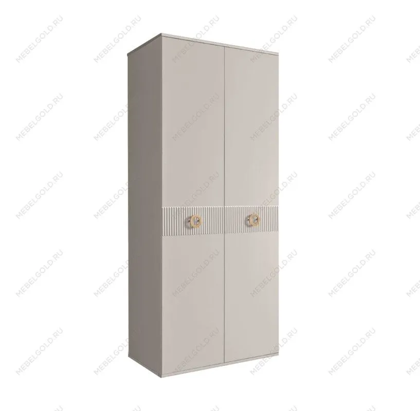 Шкаф 2-х дверный Bogemia Fillini (Шелк/Золото) БМШ2/2(Fi)