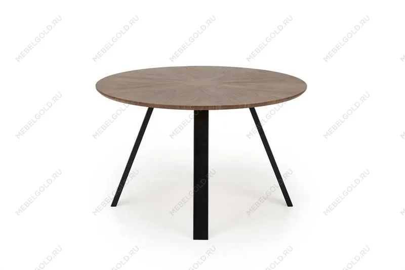 Стол обеденный Halmar DANILO 120 (орех/черный) | изображение 1