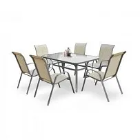 Стол обеденный Halmar MOSLER (темно-серый)