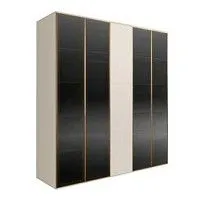 Шкаф 5-ти дв. Bogemia Air (Слоновая кость/Золото) БМШ2/5(4)