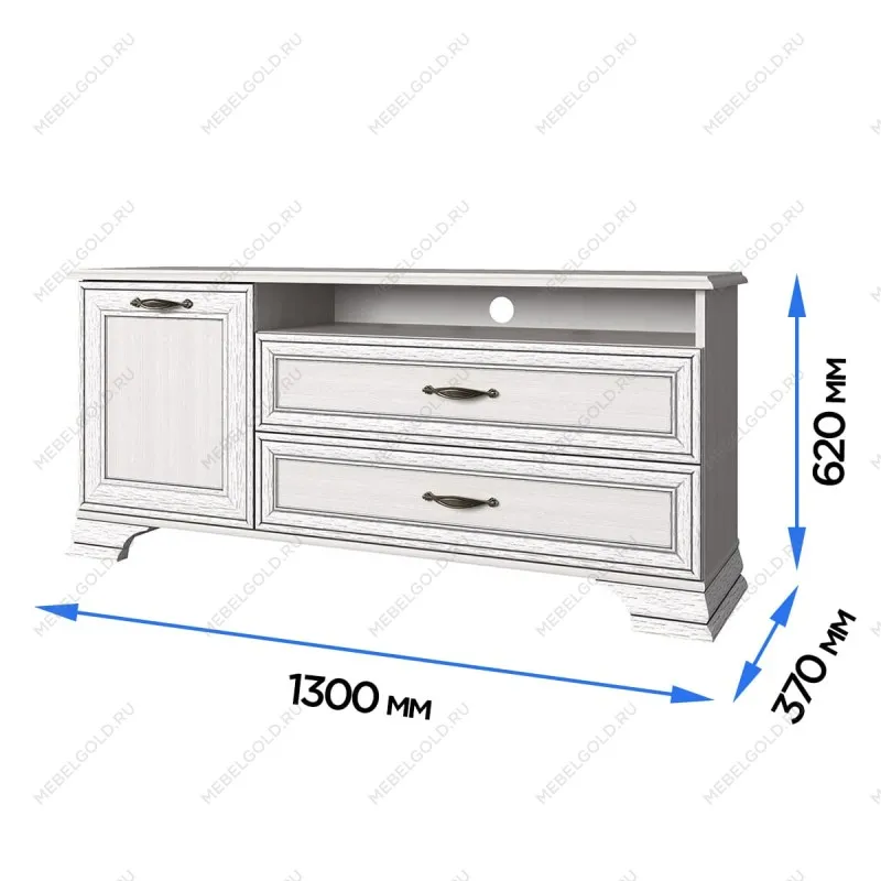 Тумба Тиффани RTV 1D2SN вудлайн кремовый | изображение 2