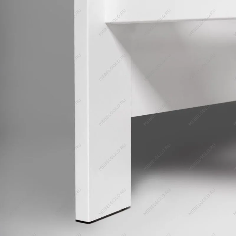 Кровать односпальная Сага, 90х200 см, белая | изображение 6