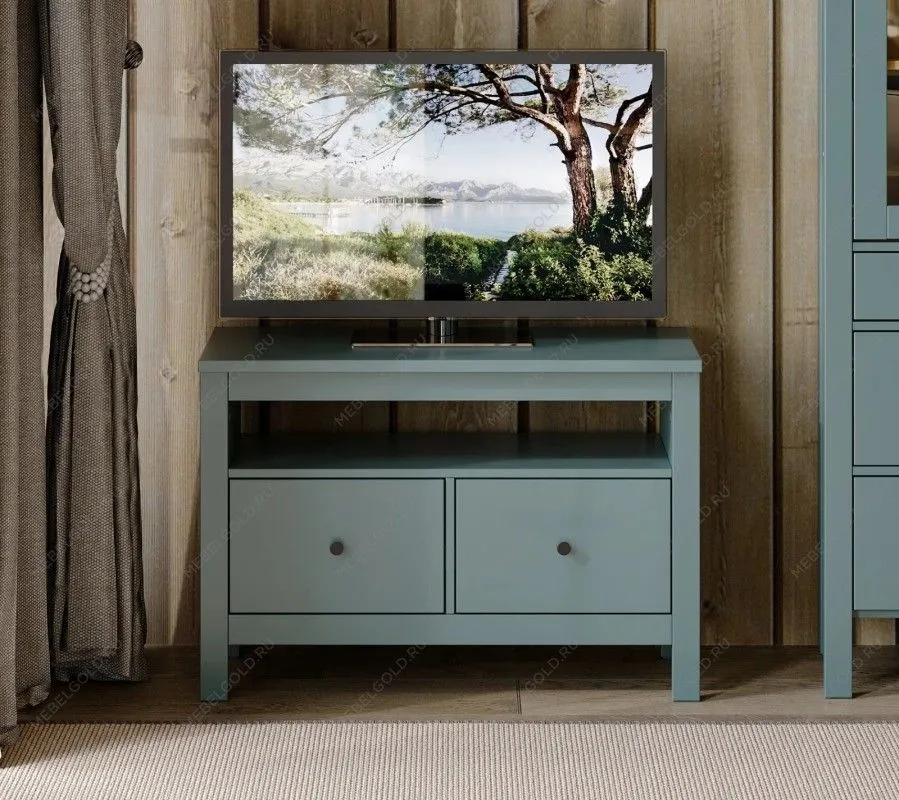 САГА тумба 2 ящика темно-бирюзовая | изображение 5