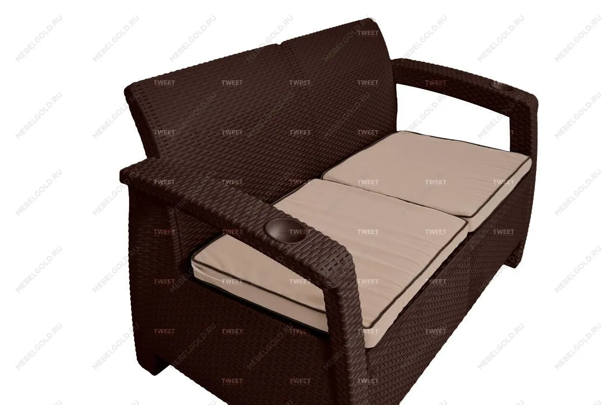 Диван 2-х местный Tweet, венге | изображение 2