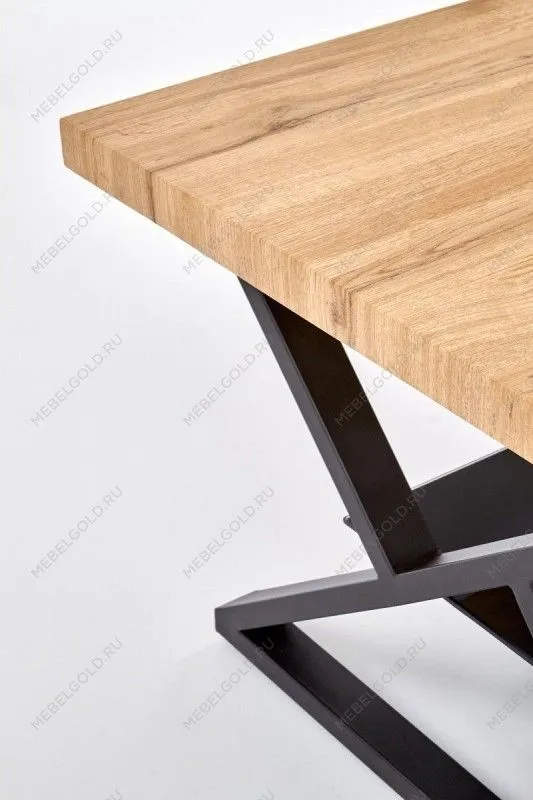 Стол журнальный Halmar XENA PROSTOKAT (натуральный дуб/черный) | изображение 5