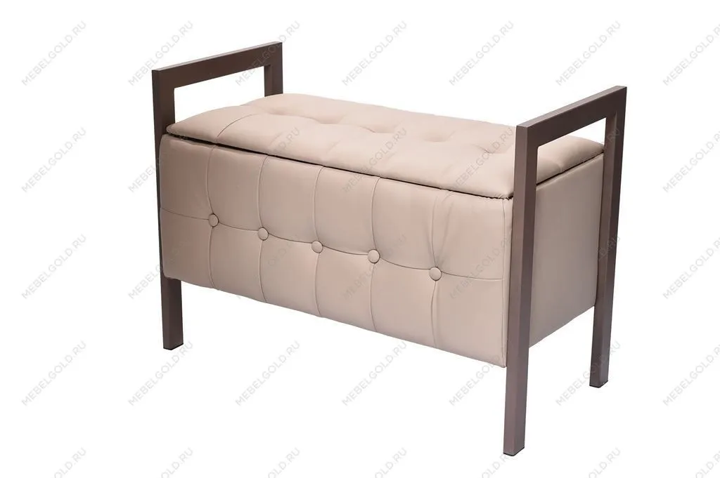 Пуф Луго (Леон) бежевый | изображение 1