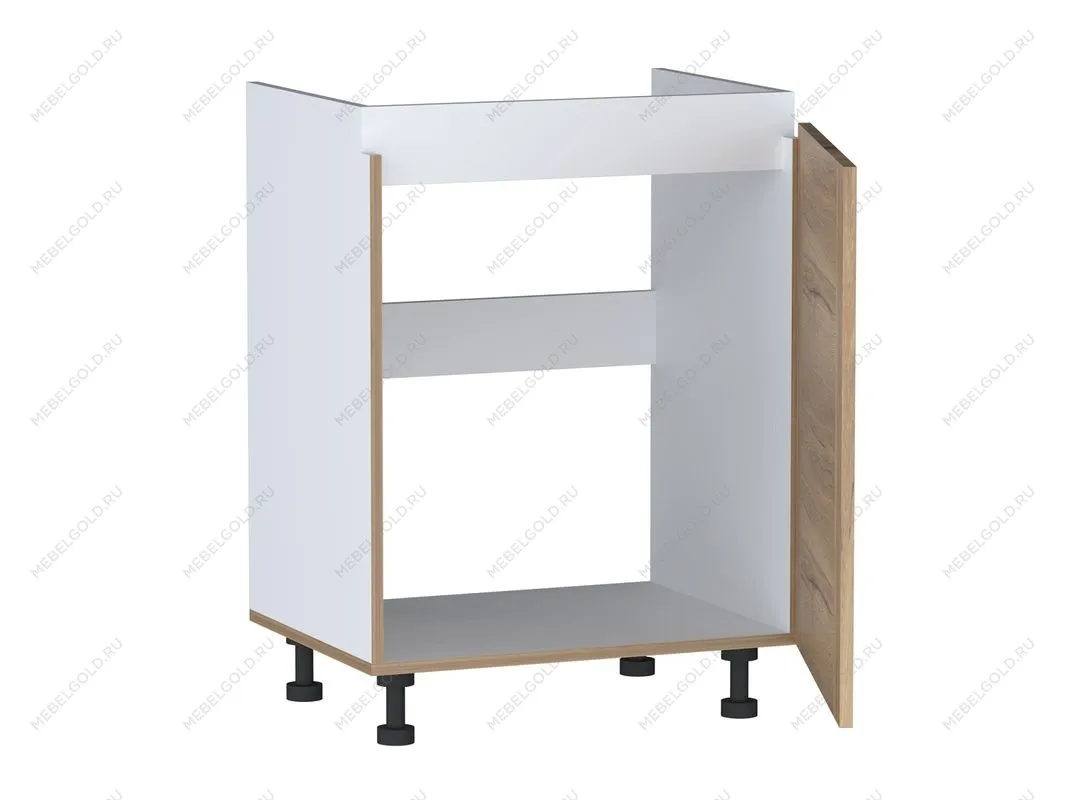 Стол под мойку СМ-60, Сити (600*470*820) Дуб Галифакс натуральный, 20808 | изображение 1