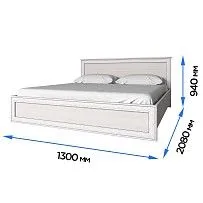 Кровать Тиффани 120 вудлайн кремовый