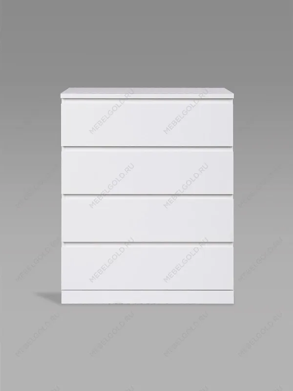 Комод Варма Прайм, 4 ящика, 80х100х48 см, эмаль, белый | изображение 7