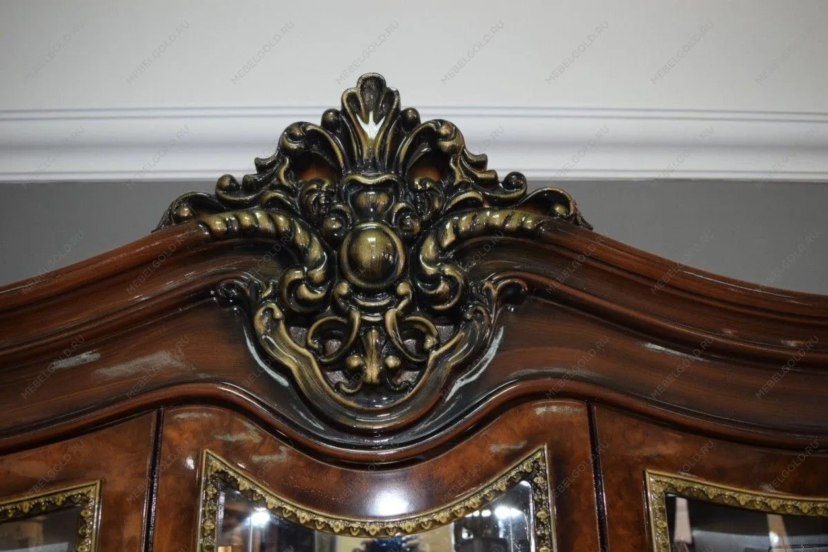 Сервант Джоконда 4-ств корень дуба глянец | изображение 5