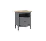 САГА тумба прикроватная серая/ясень | изображение 3