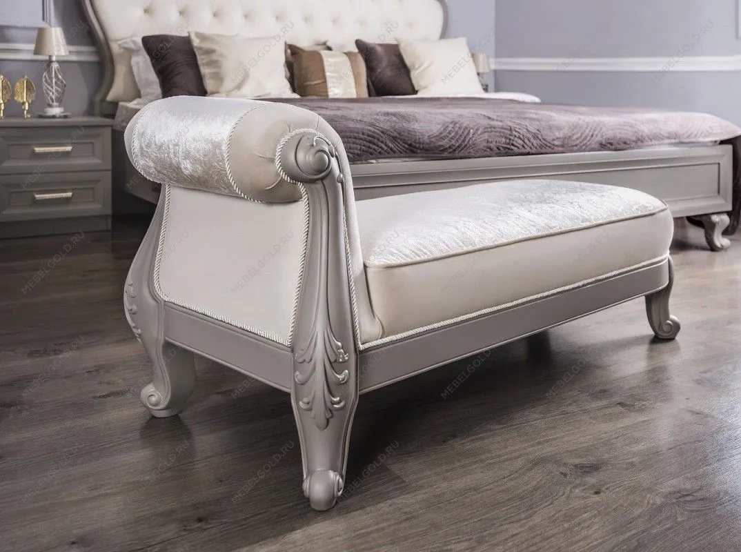 Оттоманка Мокко с одним подлокотниками серый камень | изображение 2