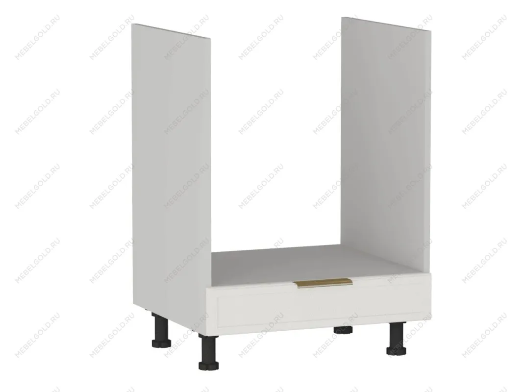 Стол под духовой шкаф СД-60, Берта (600*528*820) Экокожа Белый, 25313