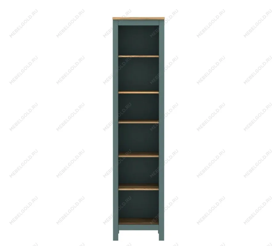 САГА стеллаж 50 темно-бирюзовый/ясень - Выставка м. Марьина роща | изображение 1