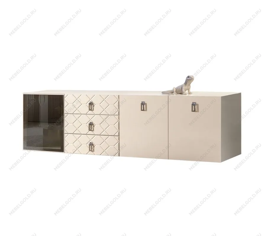 Комод 2.1м Bogemia Fly Farfalle (Слоновая кость) (Lakobel/Хром) БМКМ-5[4]