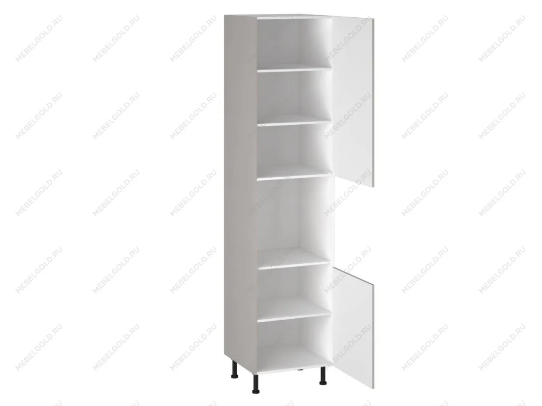 Шкаф-пенал 1080 ПГ-60 бок левый МДФ, Виста (600*586*2576) Экокожа Бежевый, 26500 | изображение 1