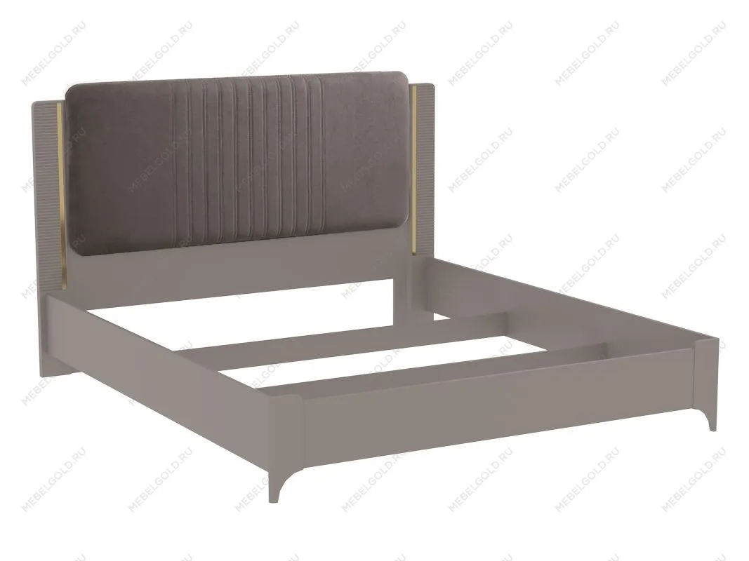 Кровать (каркас) 1800 (велюр), Сиде (1892*2082*1200) Мокко, 12621 | изображение 1