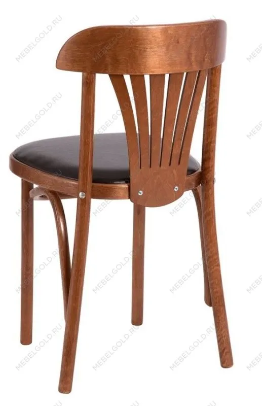 Стул Астра классик мягкий (Средний тон, экокожа коричневая) | изображение 2