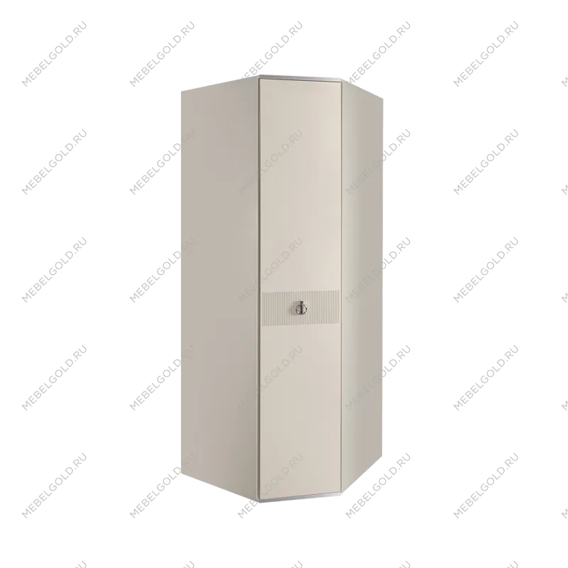 Шкаф угловой Римини СОЛО (Слоновая кость/Серебро) РМШУ2/1(s)