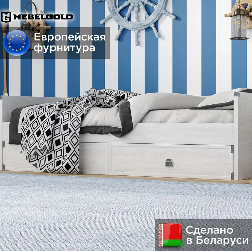 Кровать Индиана JLOZ1S/90 сосна каньон | изображение 1