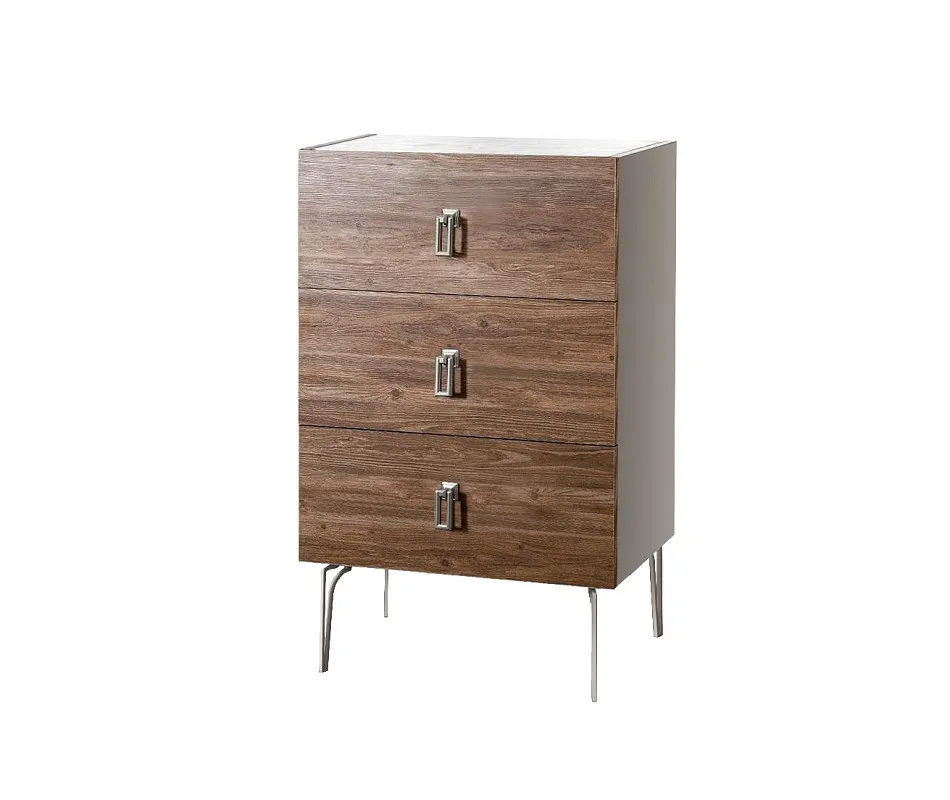 Комод Bogemia Wood Fa (Шелк) (Novabuk/Хром) БМКМ-1(Wo)