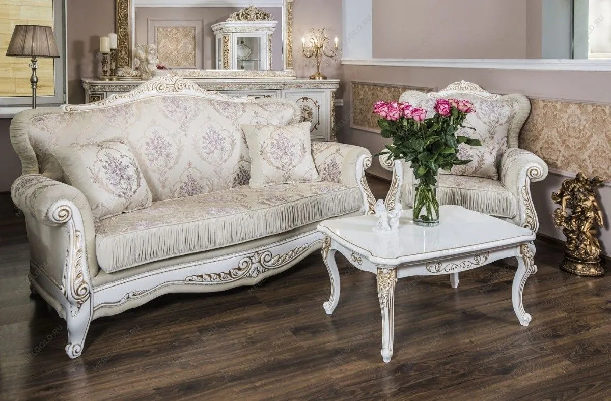 Диван Алсу 3х местный белый глянец | изображение 7