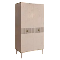 Шкаф-пенал Римини СОЛО (Латте/Золото) РМП-2(s)