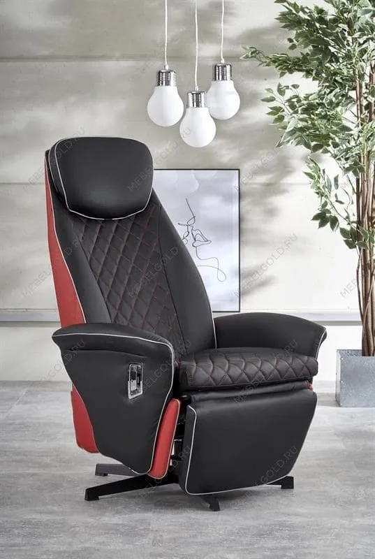 Кресло Halmar CAMARO (черный/красный) | изображение 1