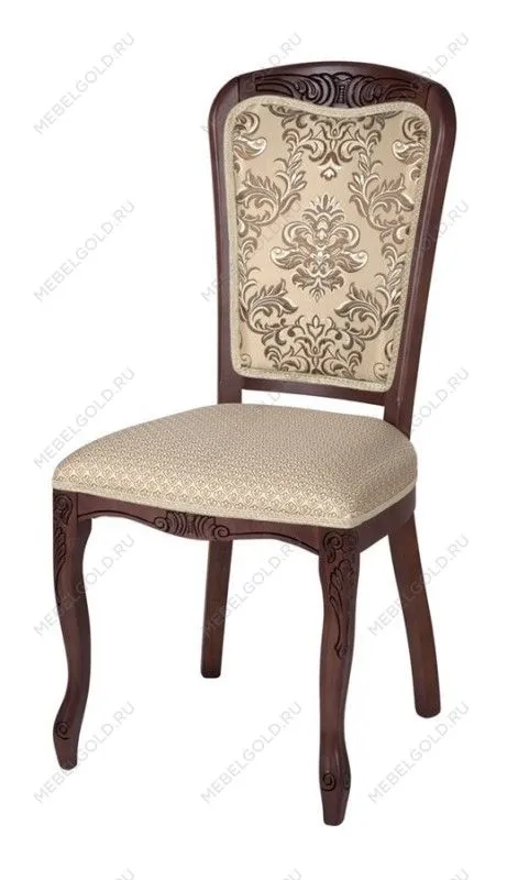 Стул Мартин (тон 317 + патина черная/ткань Агата серая/компаньон (Ц)) | изображение 1