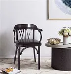 Стул Михаэль мягкий (венге, экокожа ЧЕРНАЯ) | изображение 1