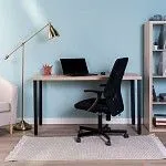 ИНГАР 2/ТТ стол письменный 140x75x55, дуб беленый/черный | изображение 3