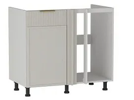 Стол под мойку угловой СМУ-100, Берта (900*554*820) Светлый Мокко, 22921