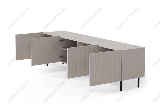 Тумба под телевизор Halmar PAXOS RTV-1 200 (кашемир/черный) | изображение 4