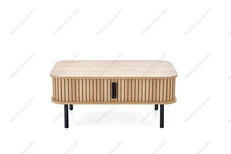 Стол журнальный Halmar ANGELINA (натуральный/черный) | изображение 7