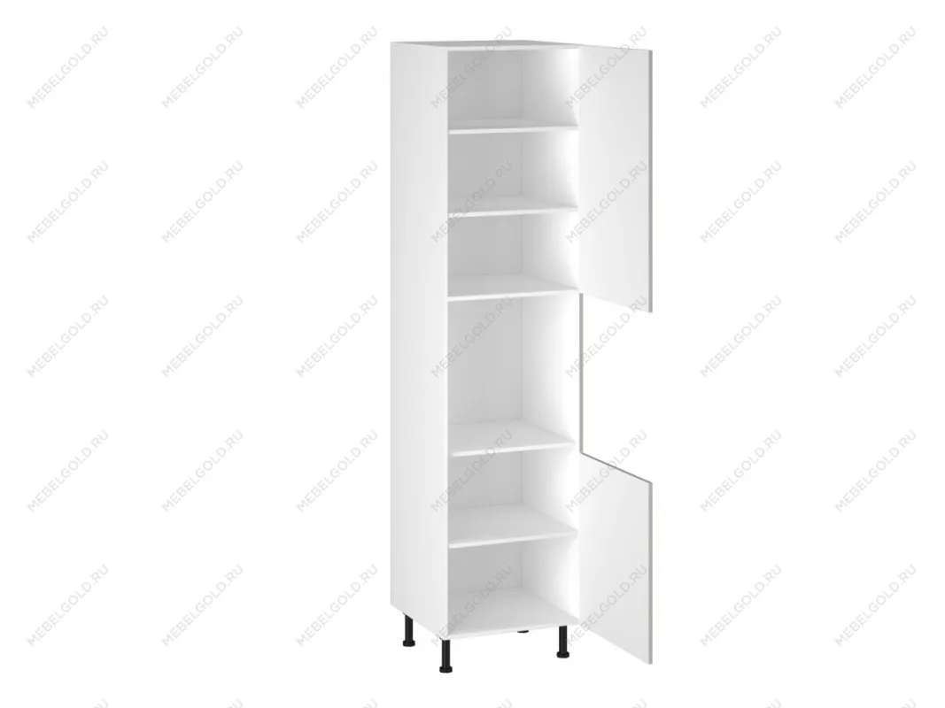 Шкаф-пенал 960 ПГ-60 бок правый МДФ, Виста (600*586*2456) Экокожа Бежевый, 26488 | изображение 1