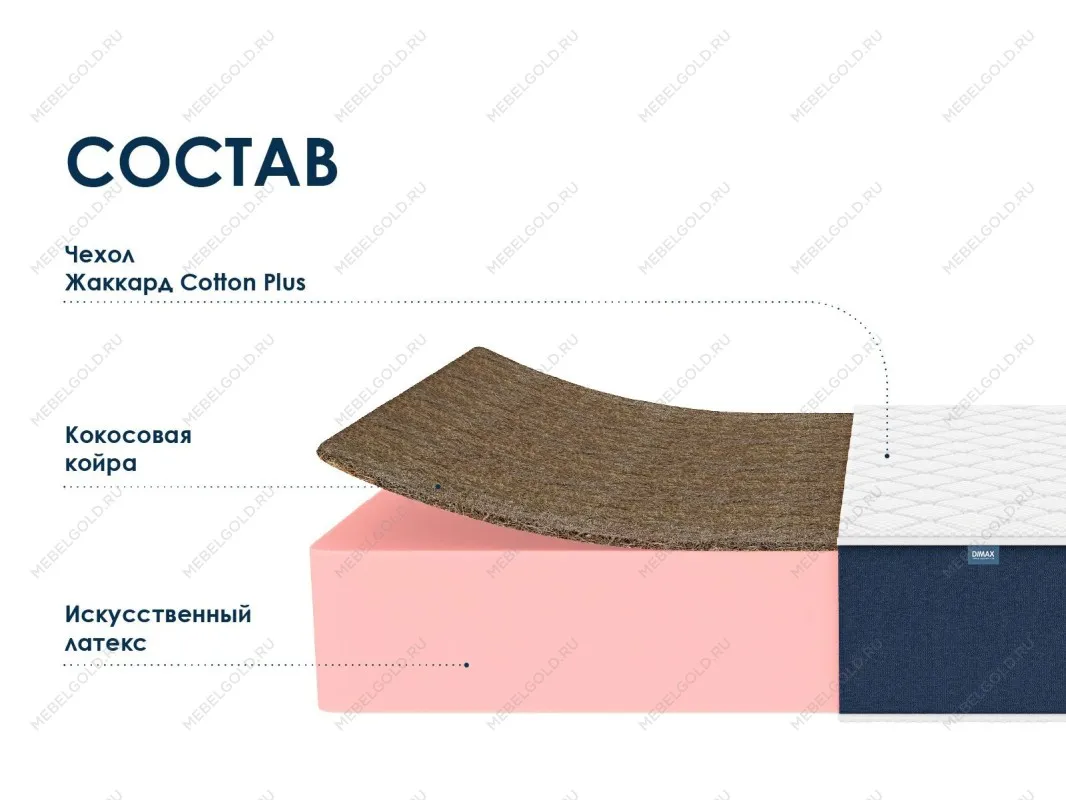 Матрас Практик 29 кокос 200х200 | изображение 1