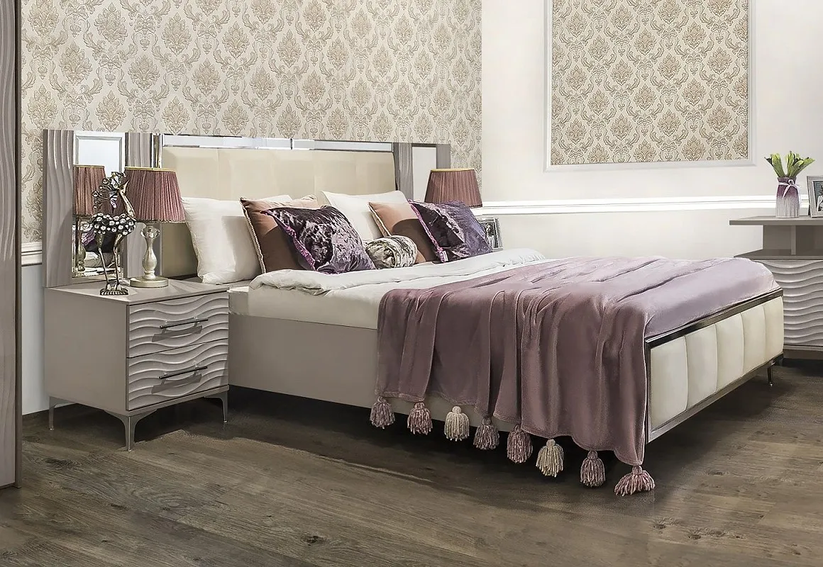 Кровать Гравита 160x200 см серый камень глянец | изображение 1