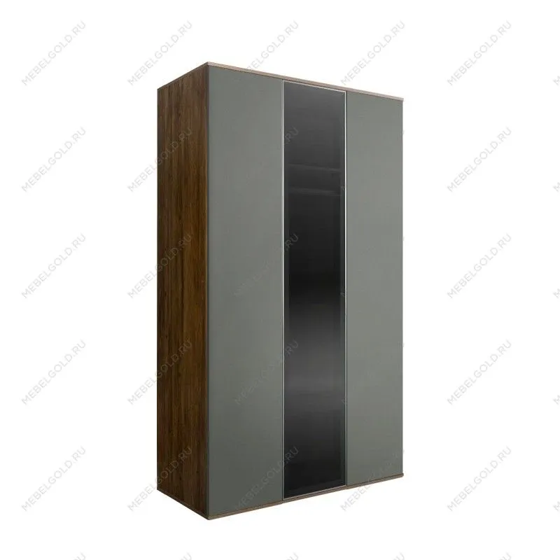 Шкаф 3-х дверный Bogemia Woodline Air (Серый/Серебро) БМШ2/3(1)