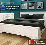 Кровать Кентаки LOZ/180+выкатные тумбы белый | изображение 1