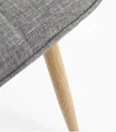 Стул кухонный Halmar K316 (серый/дуб медовый) | изображение 6