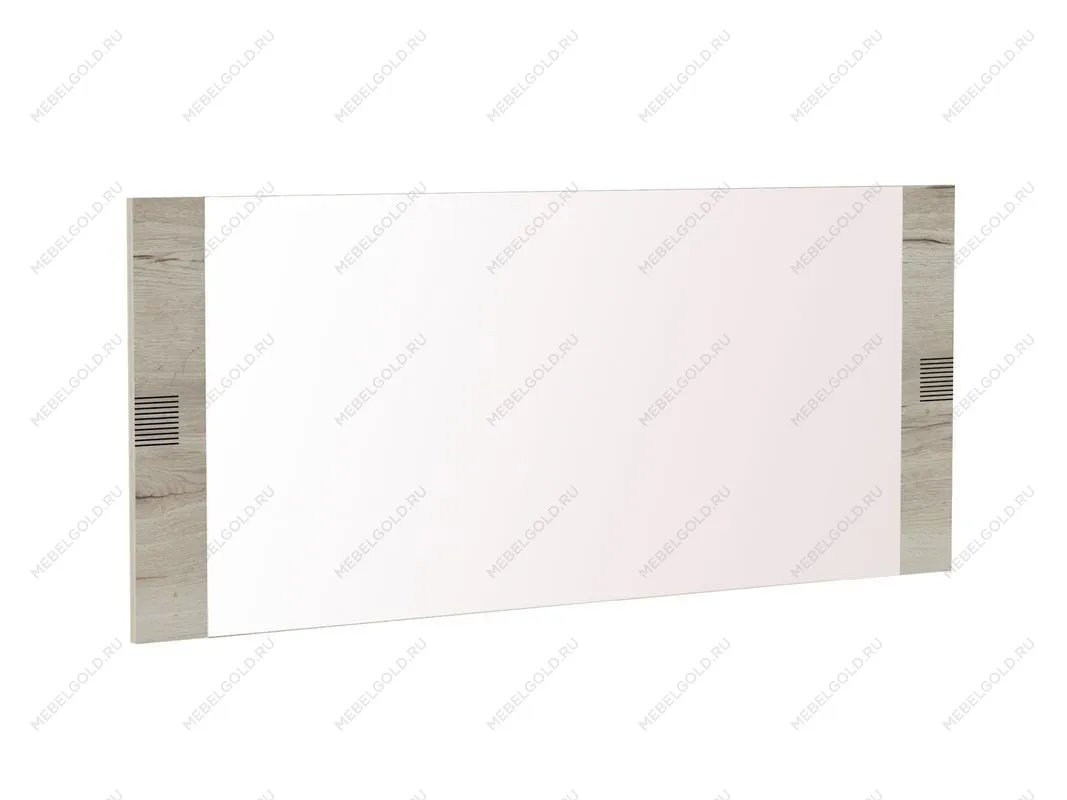 Зеркало NEW, Мале (1200*20*508) Дуб галифакс белый, 11231