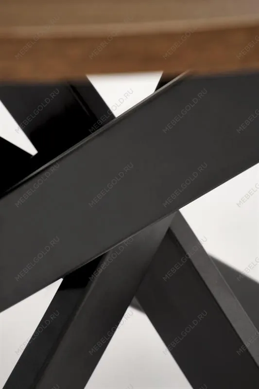 Стол обеденный Halmar EDGAR (орех/черный) | изображение 6