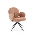 Стул кухонный Halmar K568 поворотный (корица/черный) | изображение 2