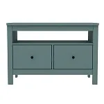 Тумба Сага, 2 ящика, 91х42х63 см, темно-бирюзовая | изображение 13