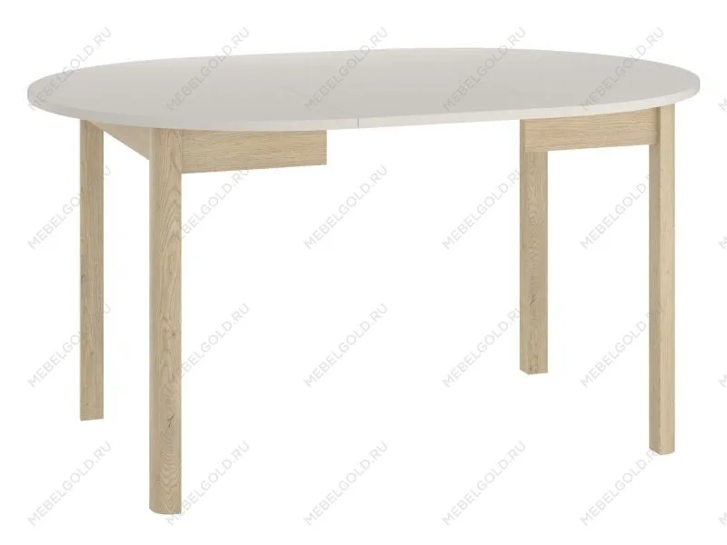Стол обеденный Signal DANTE 102 раскладной (кашемир/дуб кремона)
